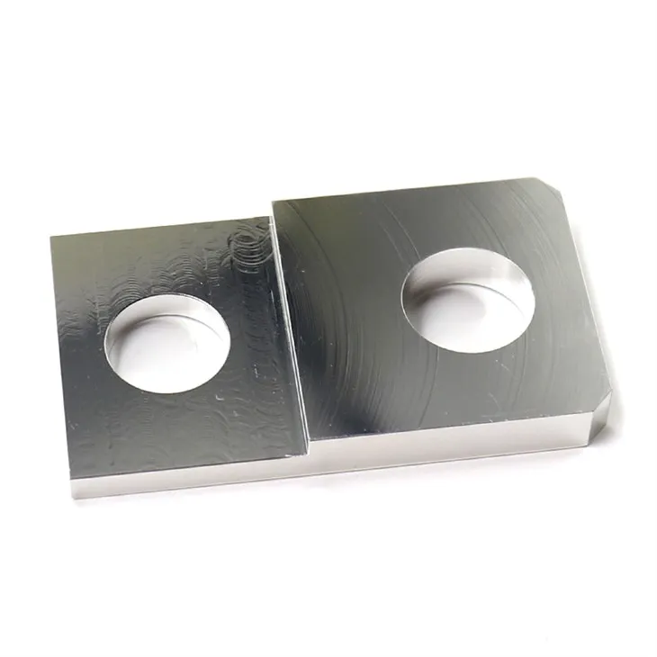 Custom CNC Machined CuA1 Copper Parts With Silver Plating